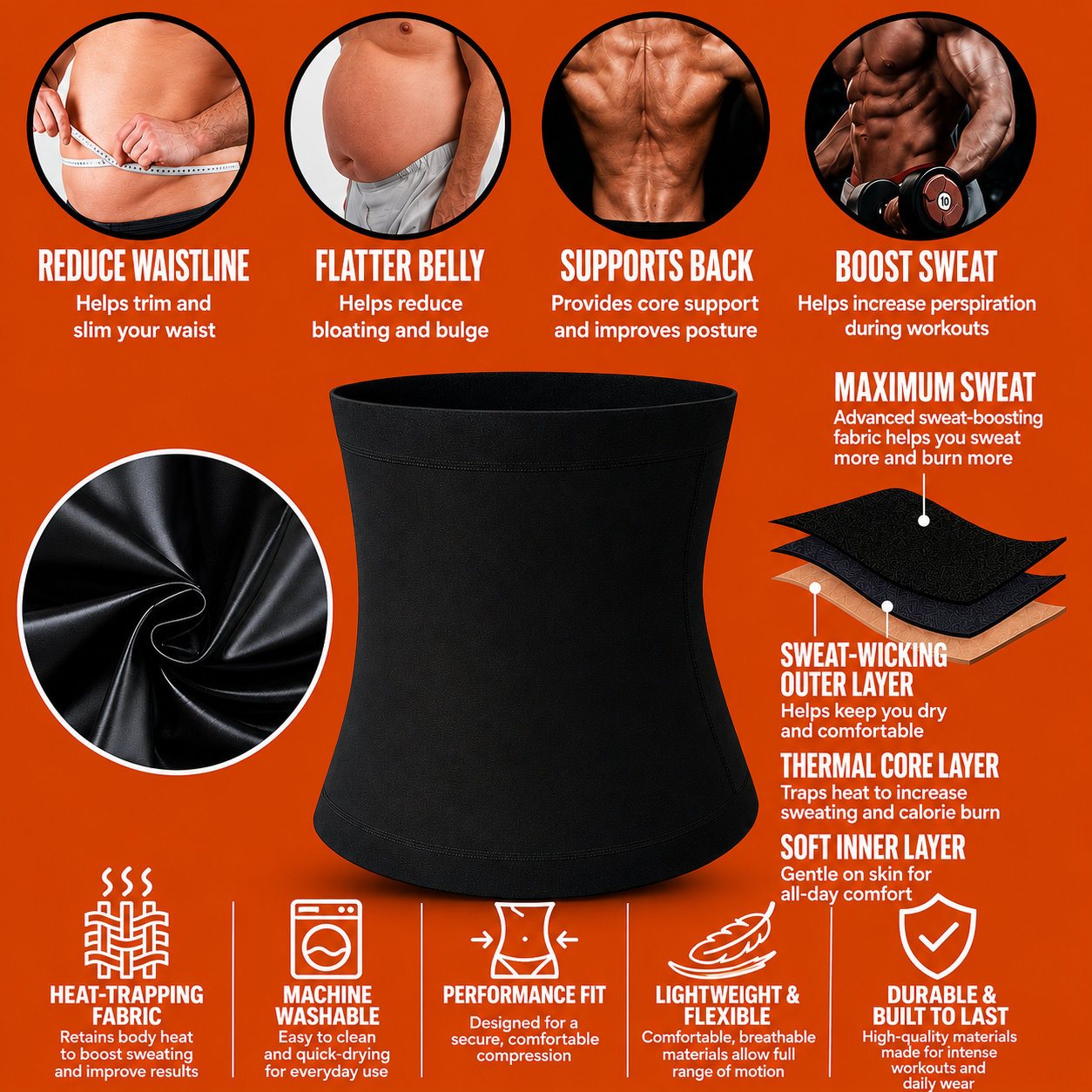 Blazecore™ Sauna Belt